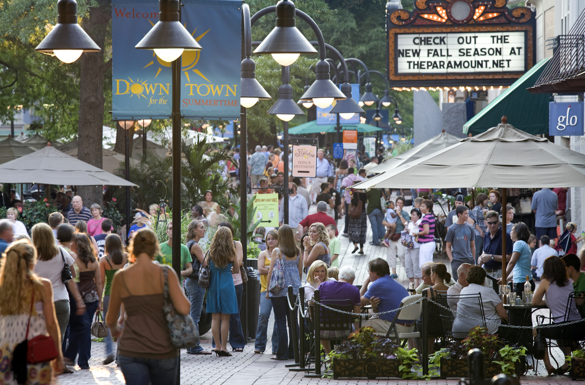 Charlottesville pedestrian mall